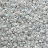 4mm Cup Sequins White Super Shiny Rainbow Iris