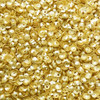 4mm Cup Sequins Golden Yellow Pearl Translucent