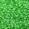 4mm Cup Sequins Light Green Fluorescent Crystal Iris Duo