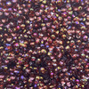 4mm Cup Sequins Garnet Red Crystal Rainbow Iris