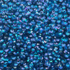 4mm Cup Sequins Dark Aqua Crystal Rainbow Iris