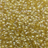 4mm Cup Sequins Yellow Crystal Rainbow Iris