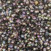 4mm Cup Sequins Coffee Brown Crystal Rainbow Iris