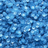 6mm Cup Sequins Sky Blue Transparent Glossy Matte
