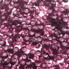 6mm Cup Sequins Rose Pink Transparent Glossy See-Thru