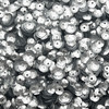 6mm Cup Sequins Silver Matte Satin Shimmer