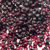 6mm Cup Sequins Wine Berry Transparent see-through.