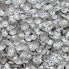 6mm Cup Sequins Beige Transparent Matte Satin