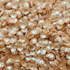 6mm Cup Sequins Light Peach Pearl Translucent
