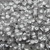 6mm Cup Sequins Silver Gray Pearl Translucent