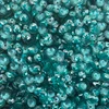 6mm Cup Sequins Teal Transparent Glossy Matte Made in USA