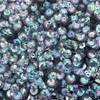 6mm Cup Sequins Gray Crystal Rainbow Iris Made in USA