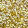 6mm Cup Sequins Yellow Crystal Rainbow Iris Made in USA