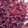 6mm Cup Sequins Garnet Red Crystal Rainbow Iris Made in USA