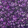 6mm Cup Sequins Violet Purple Transparent Made in USA