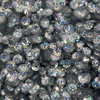 6mm Cup Sequins Silver Hologram Animal Spots Crystal Transparent