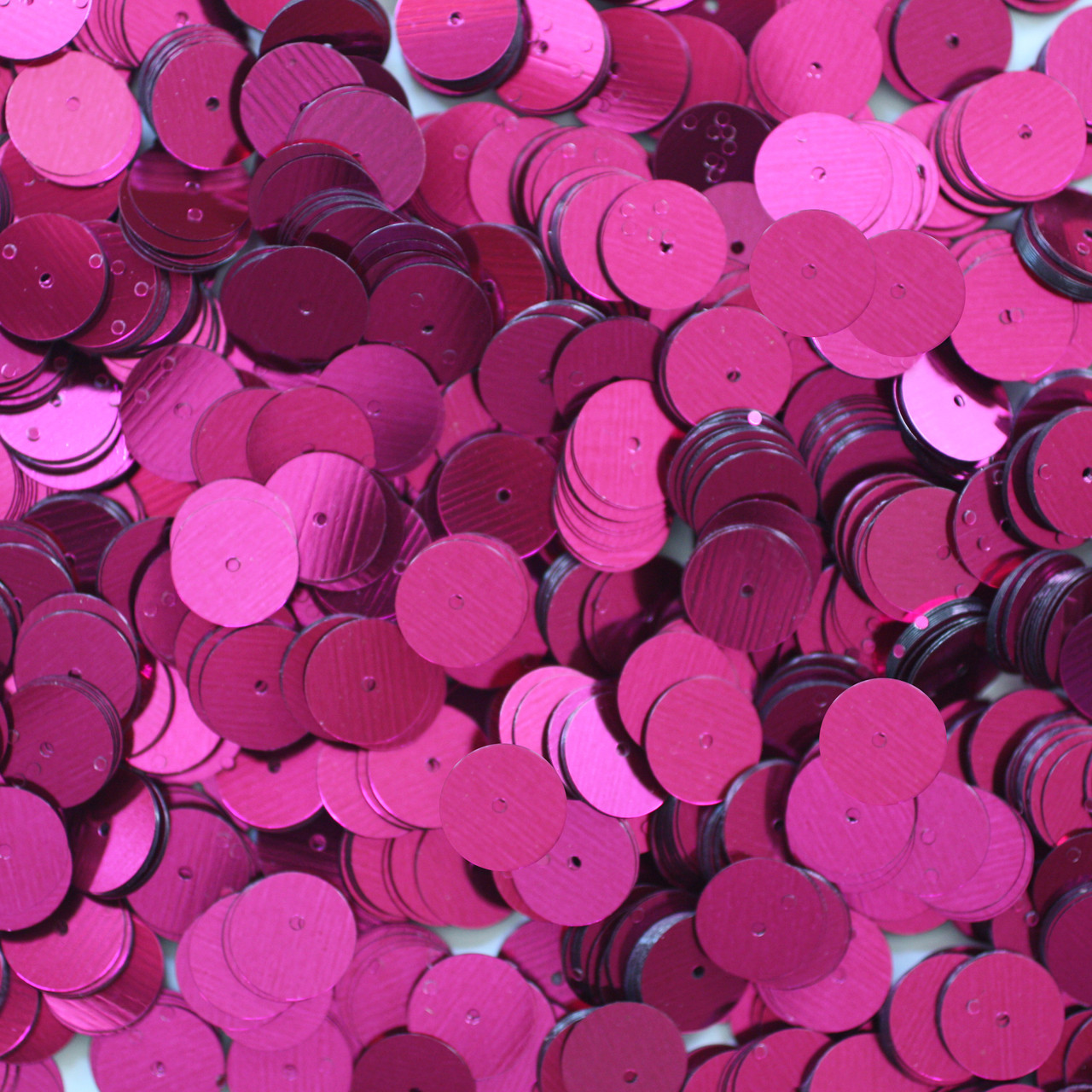 10mm Sequins Fuchsia Pink Metallic