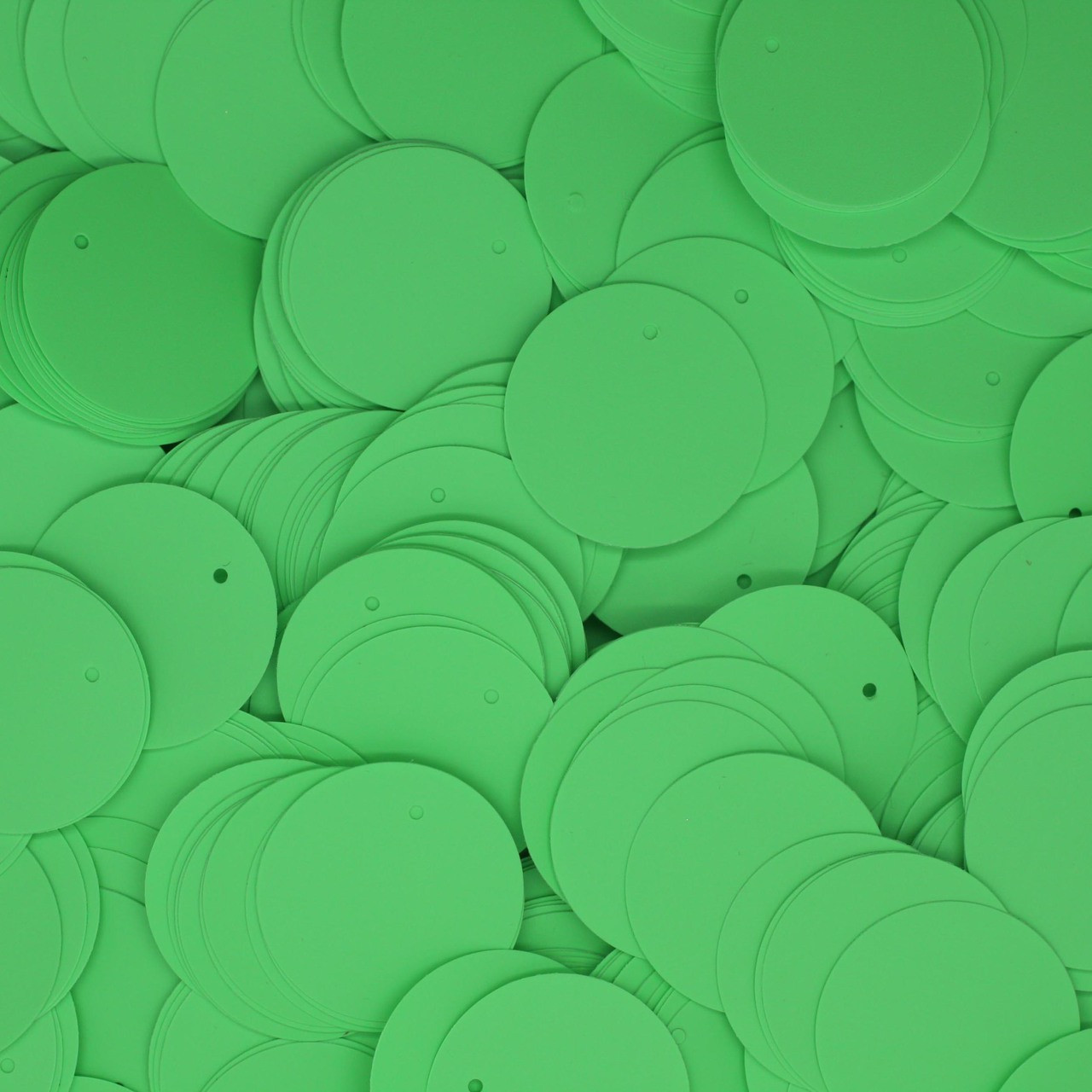 20mm Sequins Green Neon Opaque