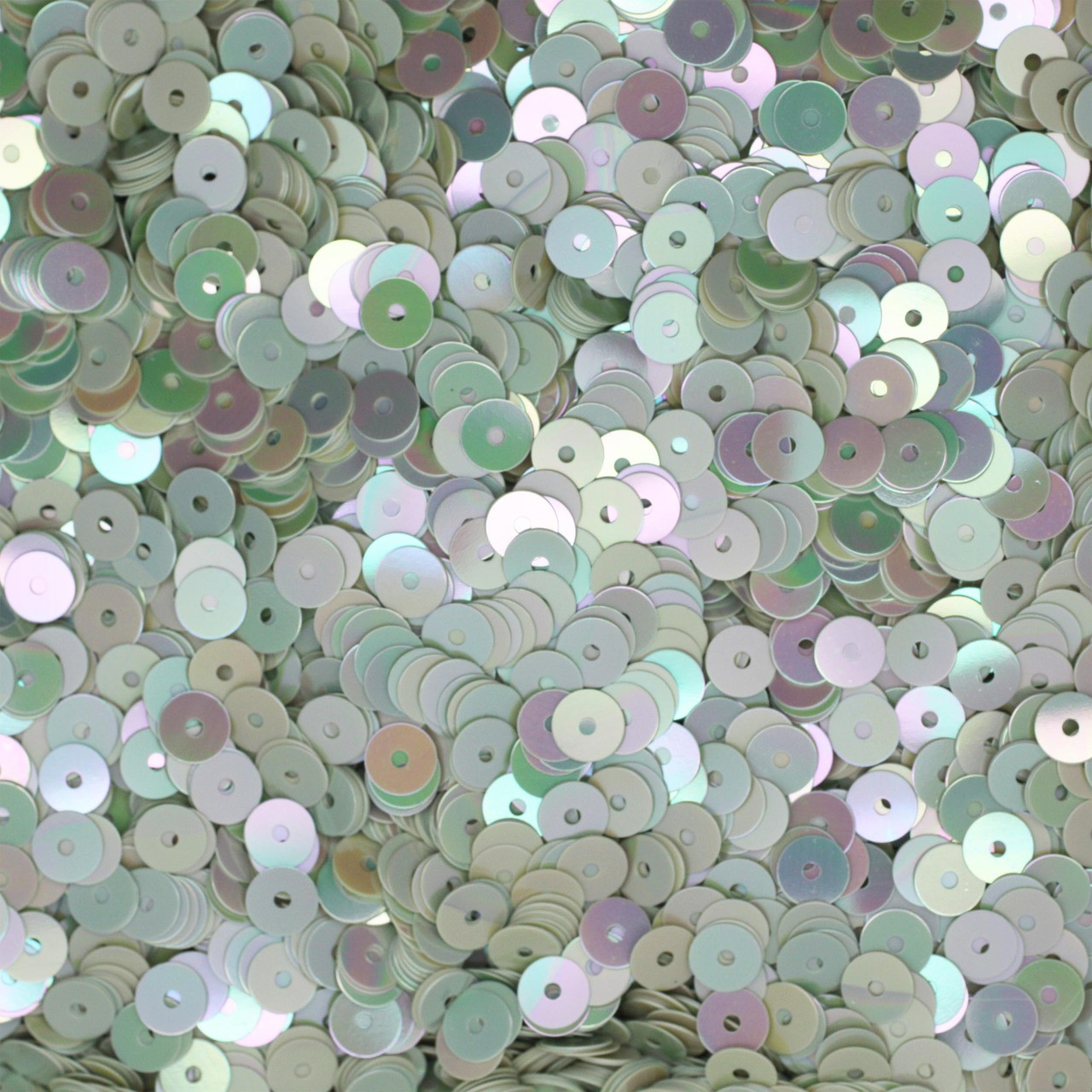 5mm Sequins Antique Aqua Rainbow Iris Shiny Opaque