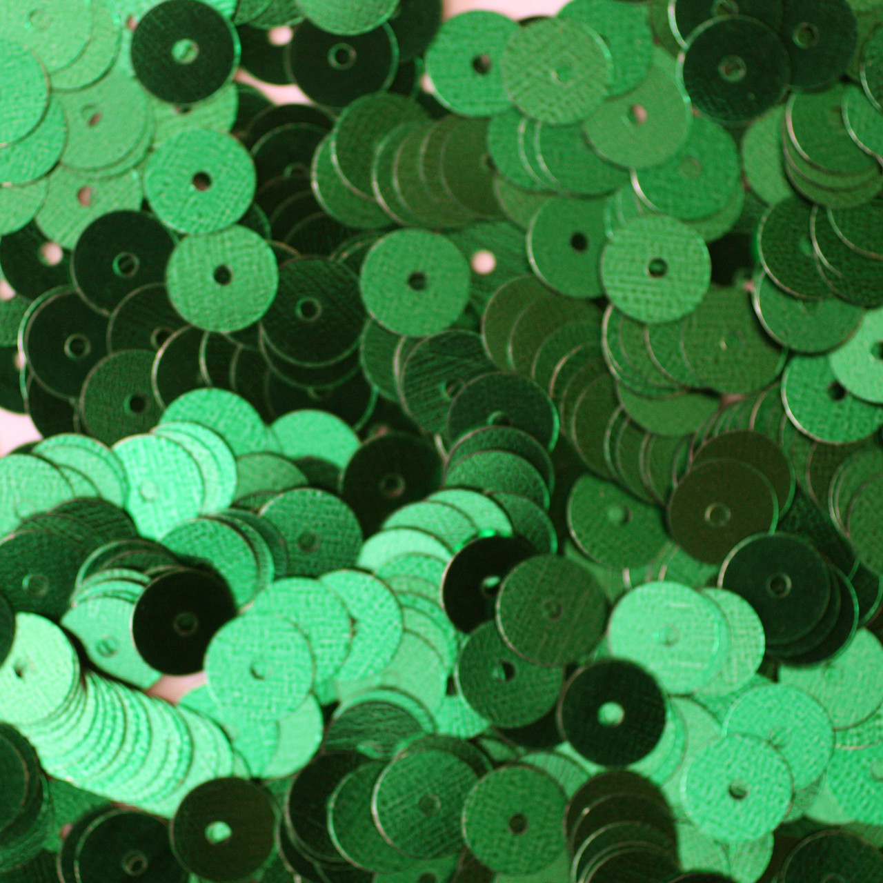 6mm Sequins Green Metallic