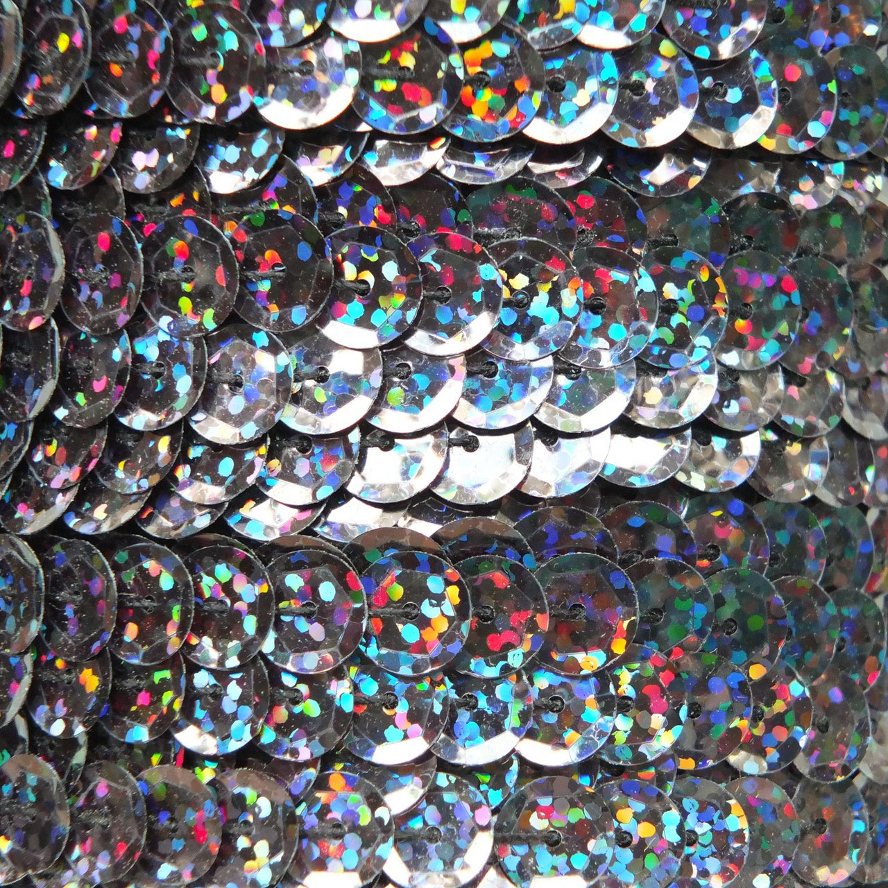 Sequin Paillettes Large Hole ~ Black Shiny Metallic ~ Loose Sequins for  Embroidery, Bridal, Knitting