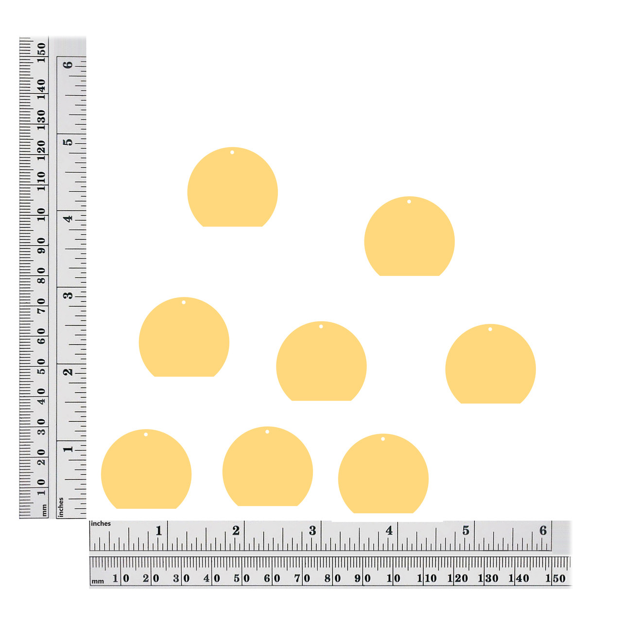 30mm three quarter round size chart