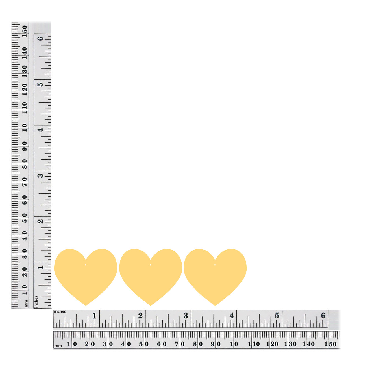 35mm heart sequin size chart