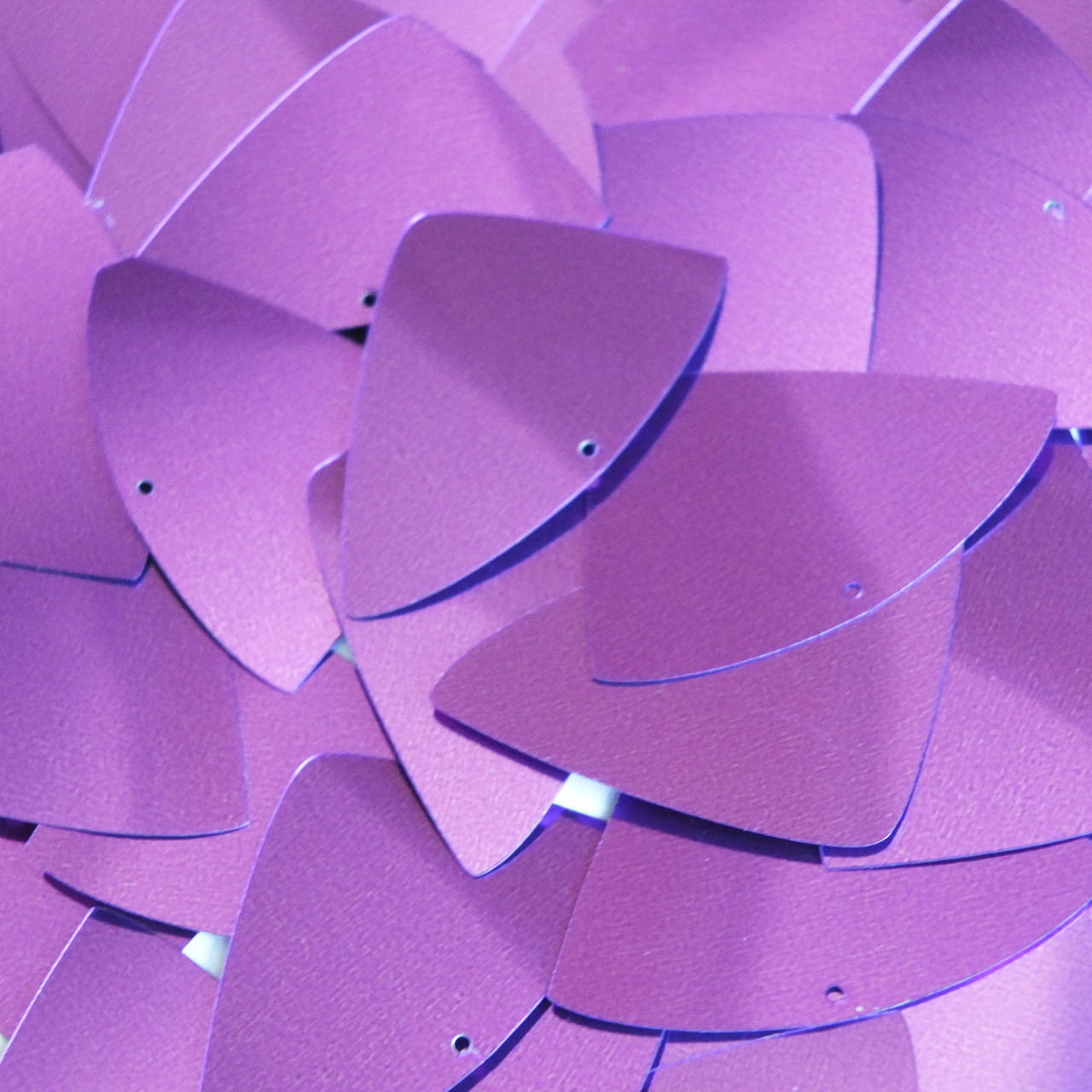 Fishscale Fin Sequins 1.5" Violet Purple Metallic