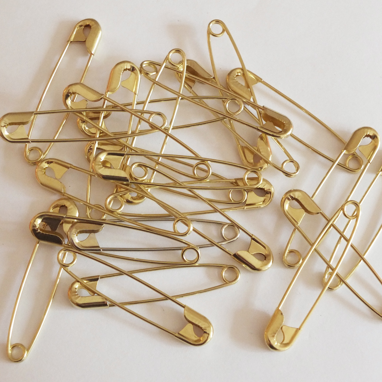 Brass Safety Pins - 1,440/Box - WAWAK Sewing Supplies