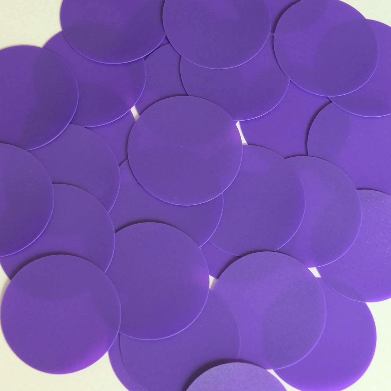 Round Sequin 50mm Purple Opaque Vinyl