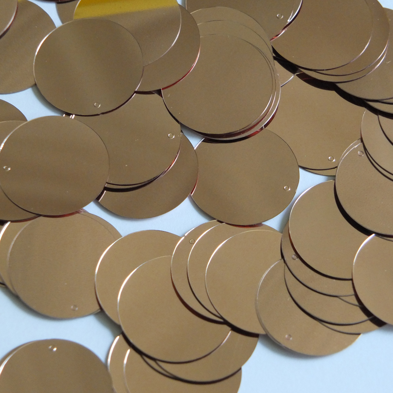 Round Sequin 24mm Rose Gold Metallic