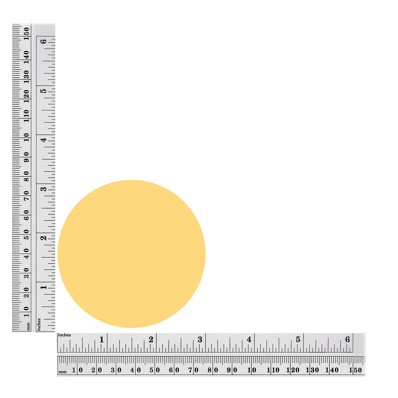 Round sequins size chart