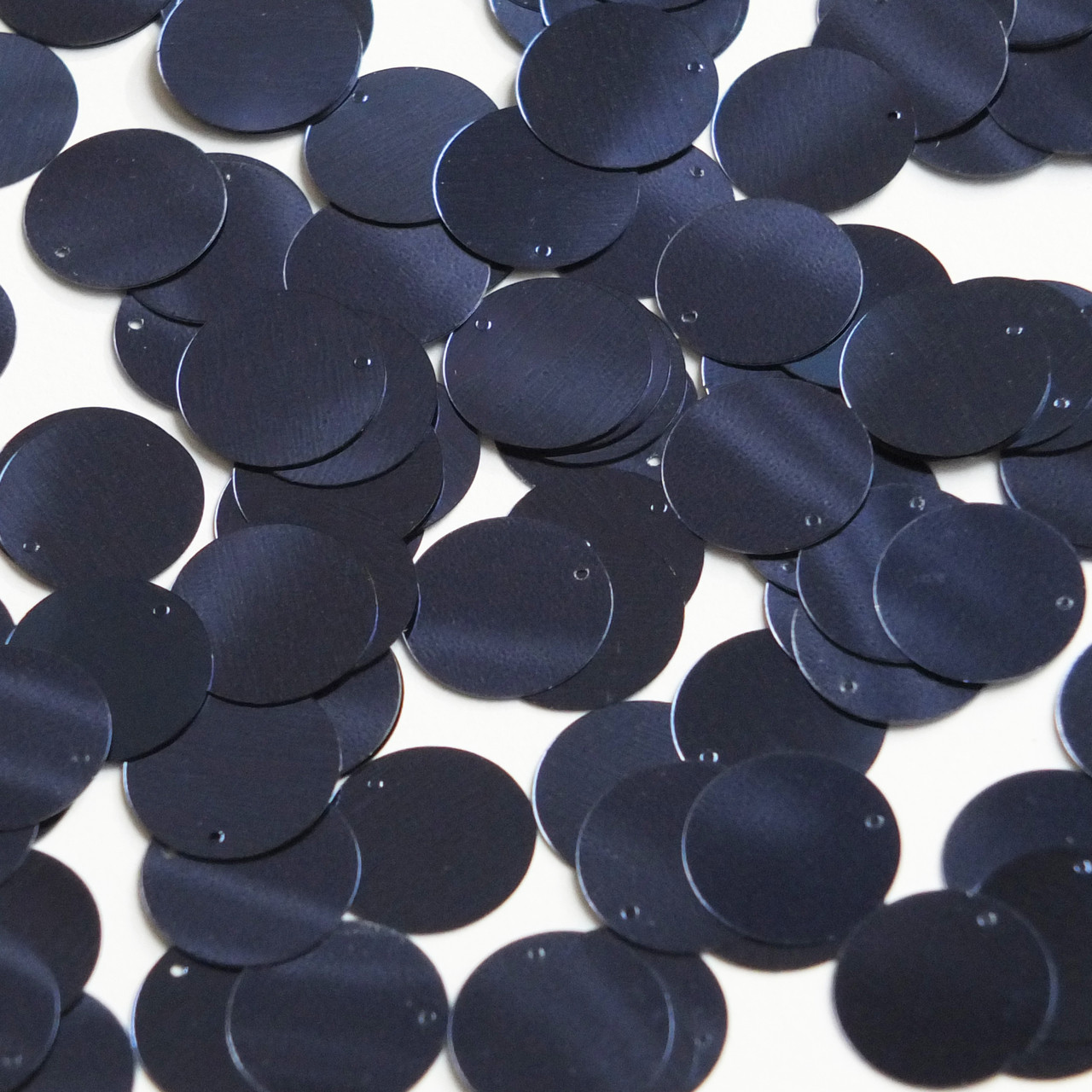 Round  Flat Sequin 30mm Royal Navy Blue Metallic