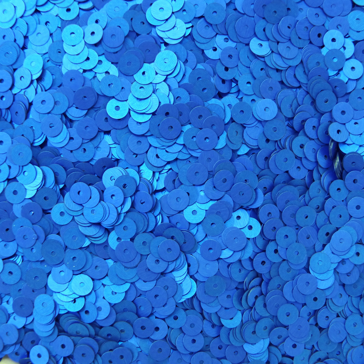 5mm Sequins Royal Blue Matte Silk Frost