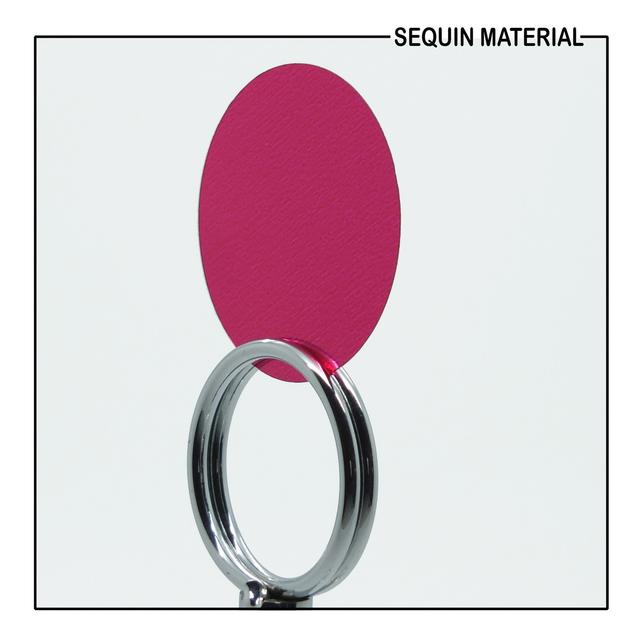 SequinsUSA Fuchsia Pink Shiny Metallic Sequin Material Film RL358