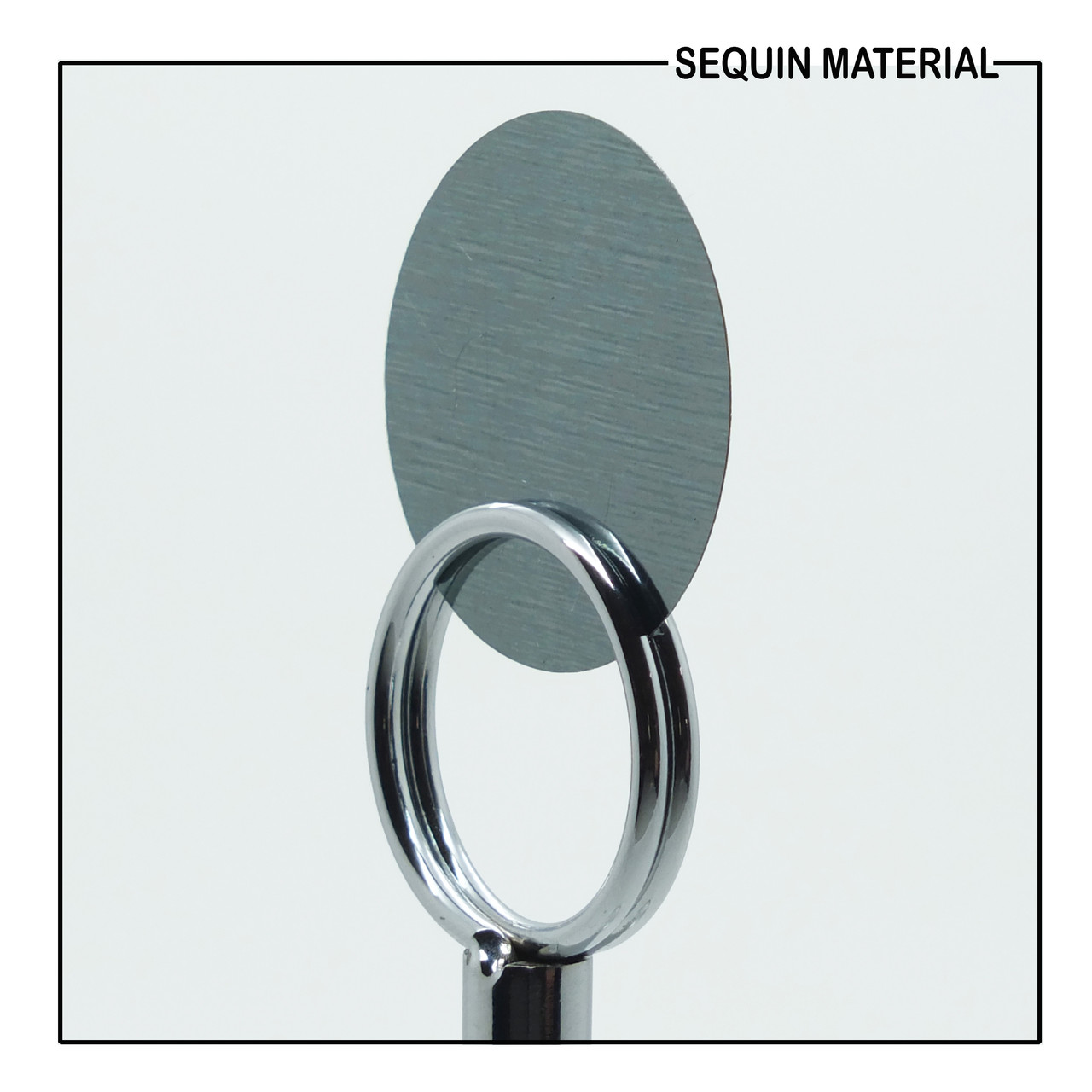 SequinsUSA Hematite Gray Gunmetal Shiny Metallic Sequin Material RK036