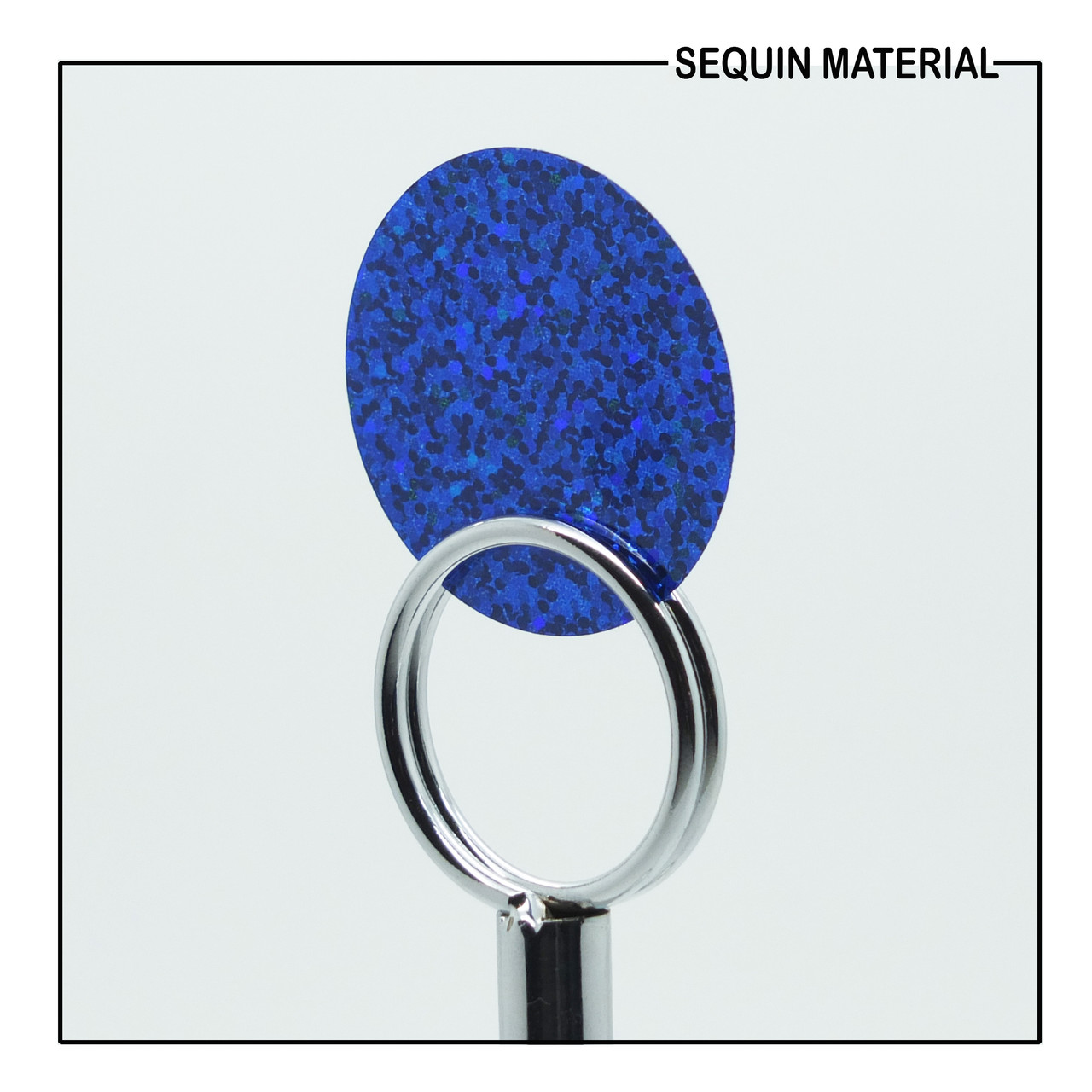 SequinsUSA Royal Blue Hologram Glitter Multi Reflective Metallic Sequin Material Sequin Material RK093
