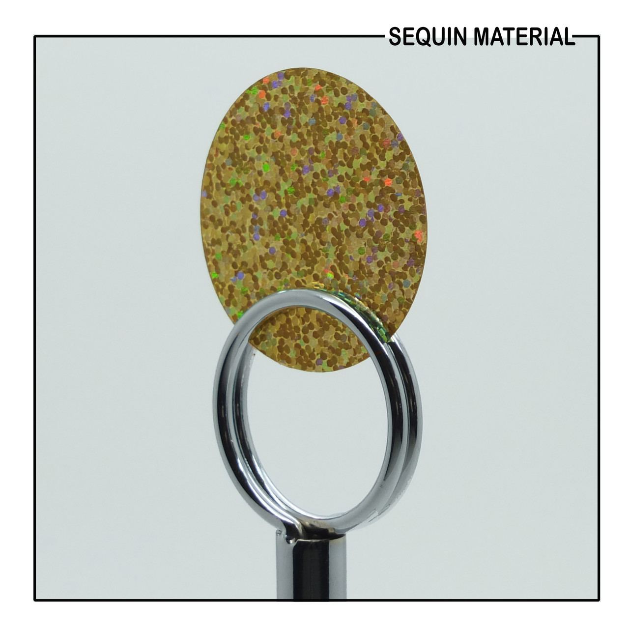 SequinsUSA Gold Hologram Glitter Multi Reflective Metallic Sequin Material Sequin Material RK103