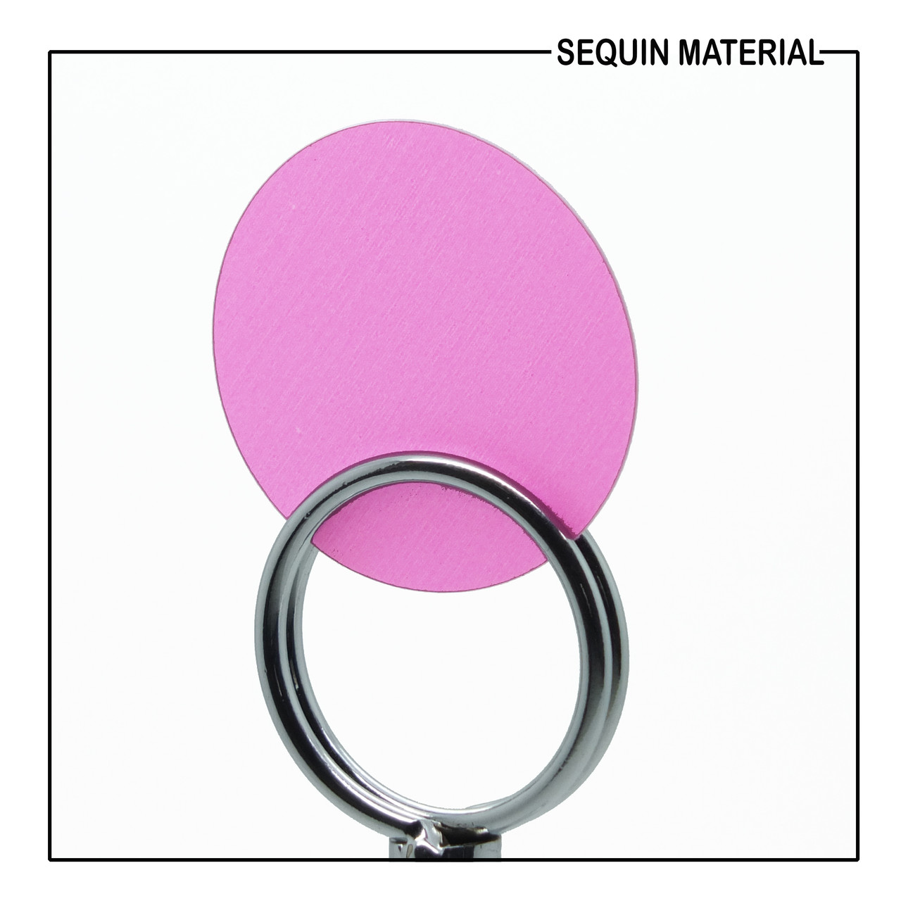 SequinsUSA Dolly Pink Opaque Sequin Material RL813