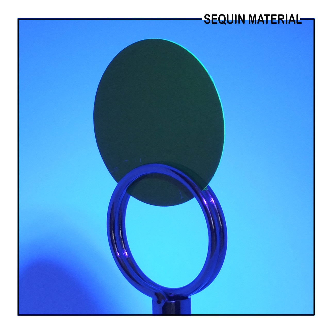 SequinsUSA Lime Green Metallic Fluorescent Sequin Material Sequin Material RL017
