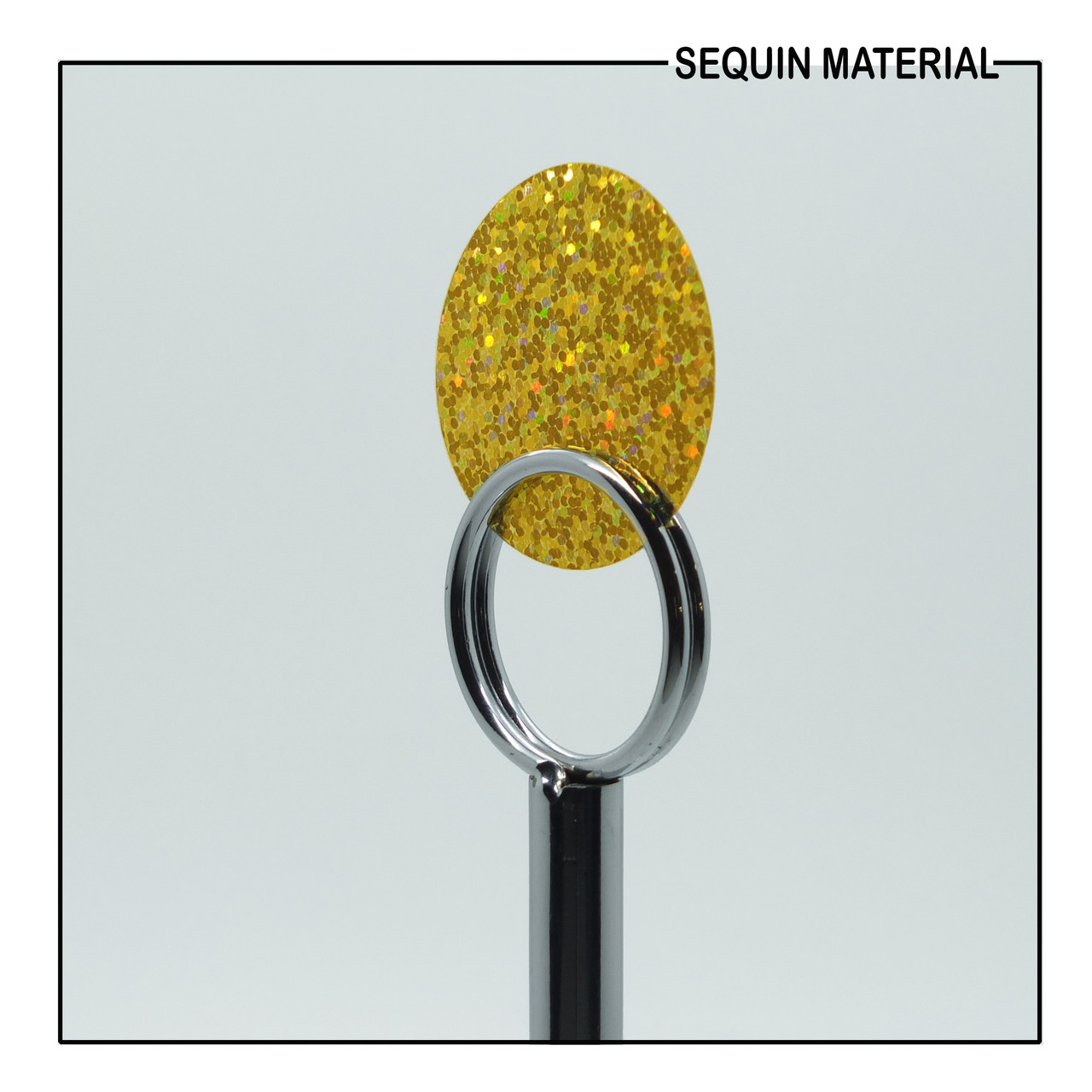 SequinsUSA Golden Yellow Hologram Glitter Sparkle Metallic Sequin Material Film RL045