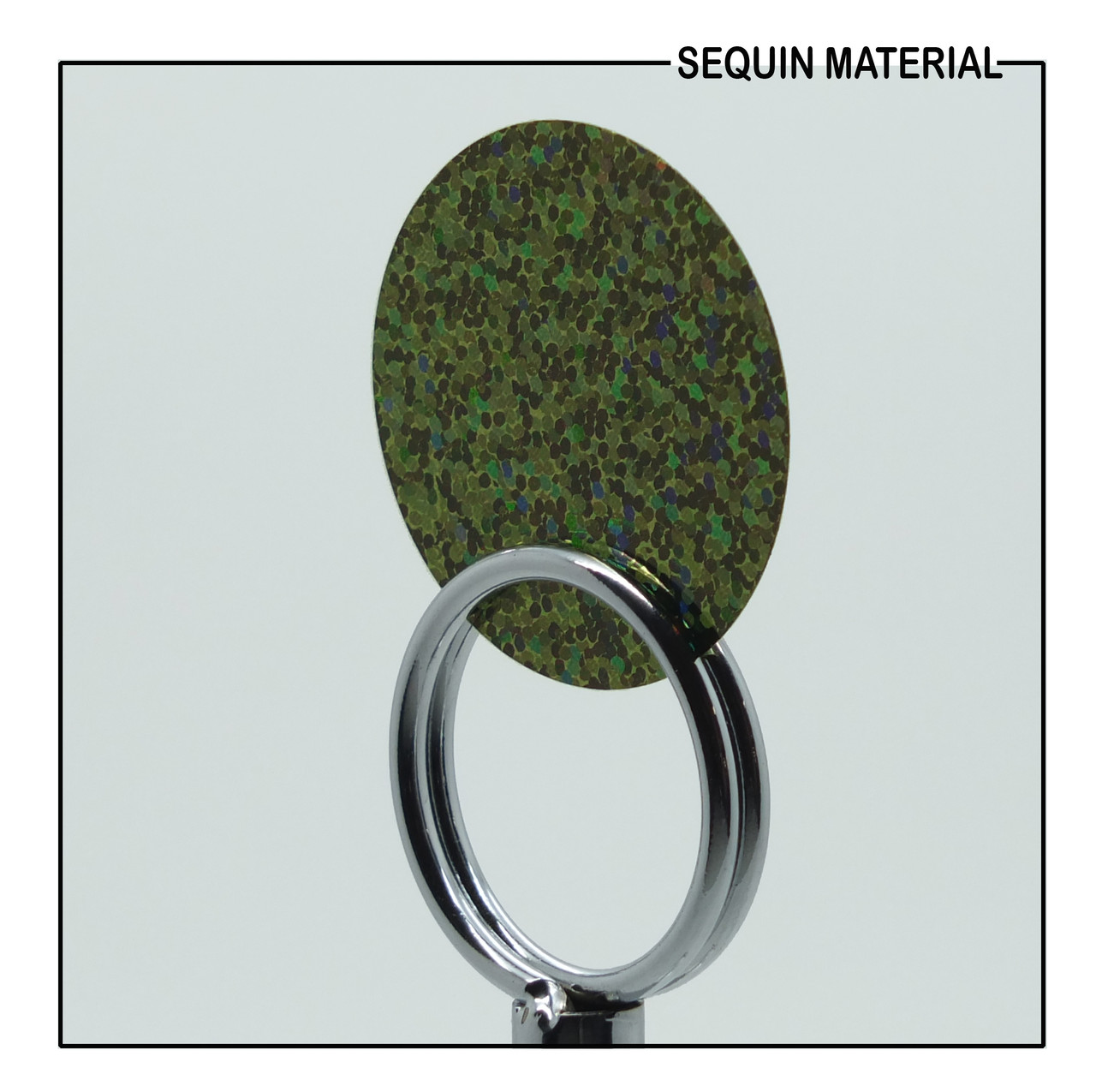SequinsUSA Forest Green Hologram Glitter Sparkle Metallic Sequin Material RL058