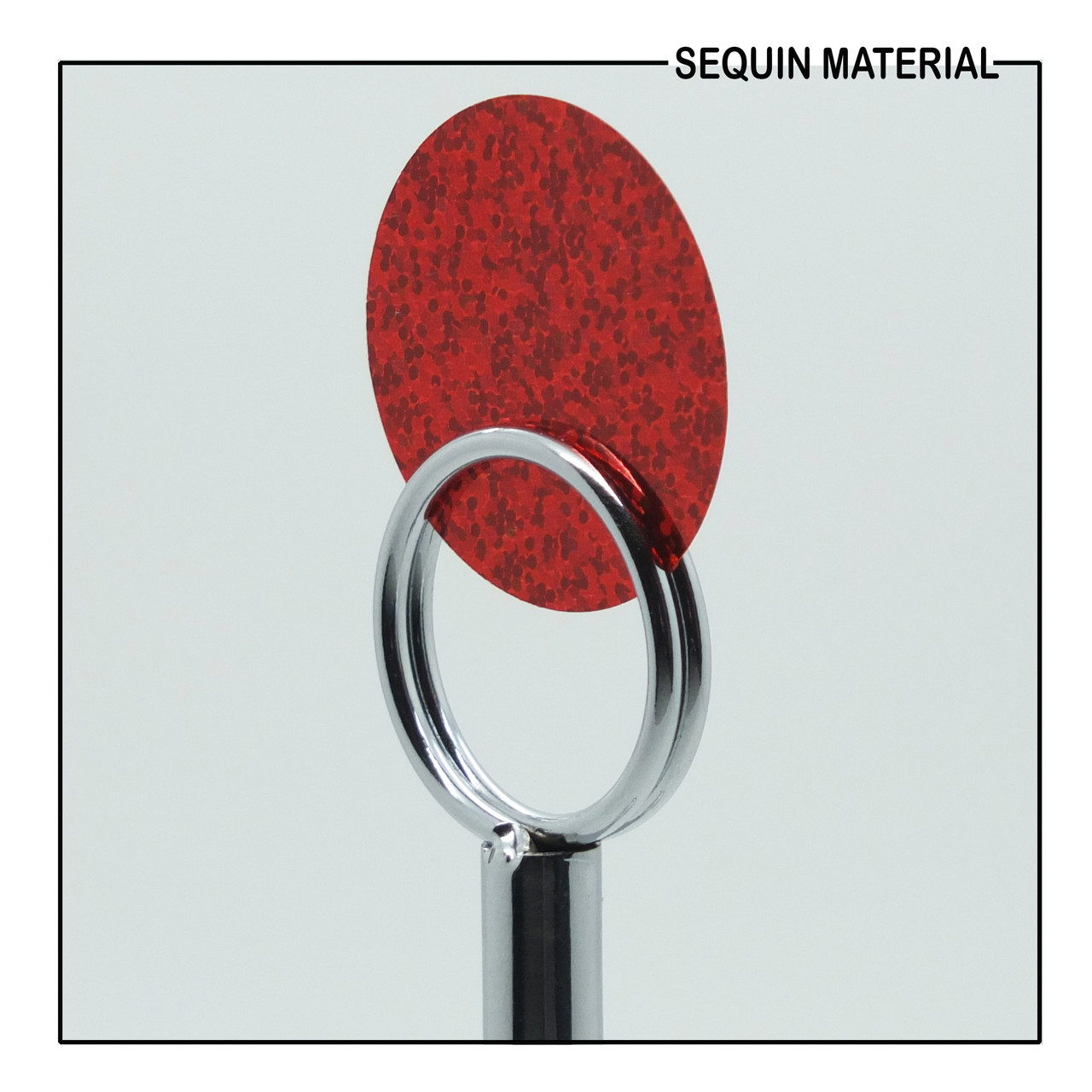 SequinsUSA Red Hologram Glitter Sparkle Metallic Sequin Material RL062