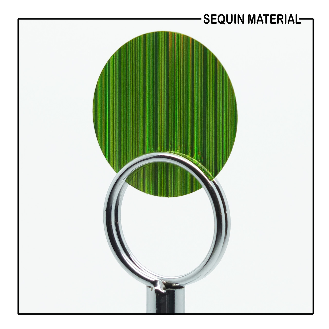 SequinsUSA Lime Green City Lights Refective Metallic Sequin Material RL072