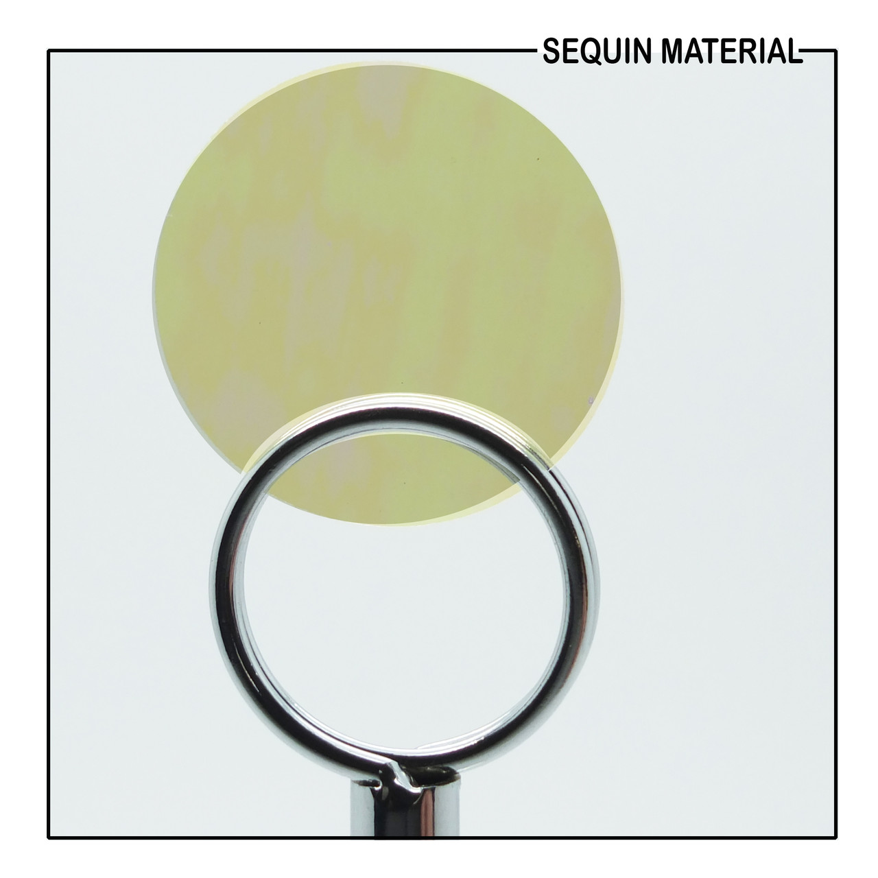 SequinsUSA Yellow Crystal Luminescent Sequin Material Film RL111