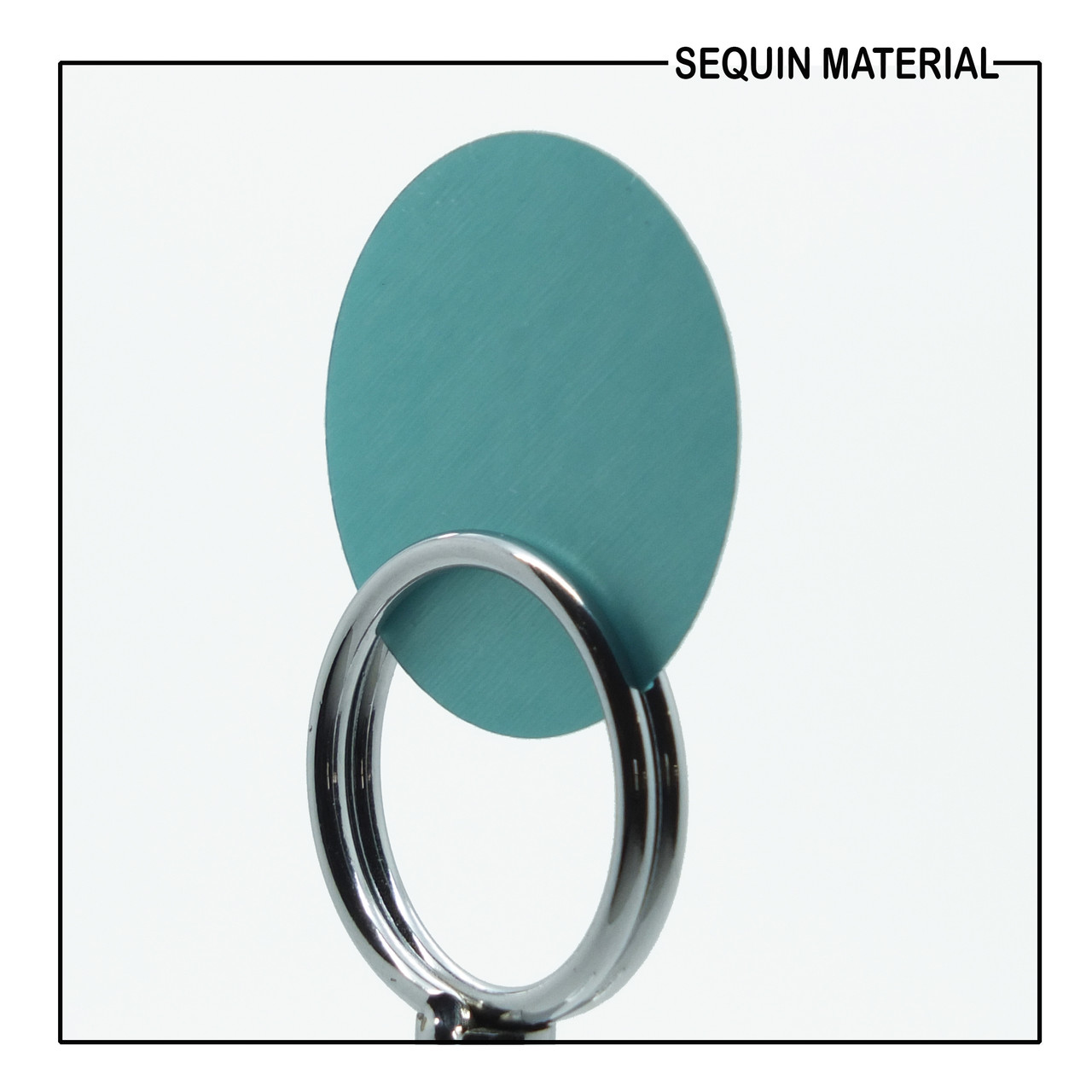 SequinsUSA Sea Foam Blue Green Matte Silk Frost Sequin Material Film RL118