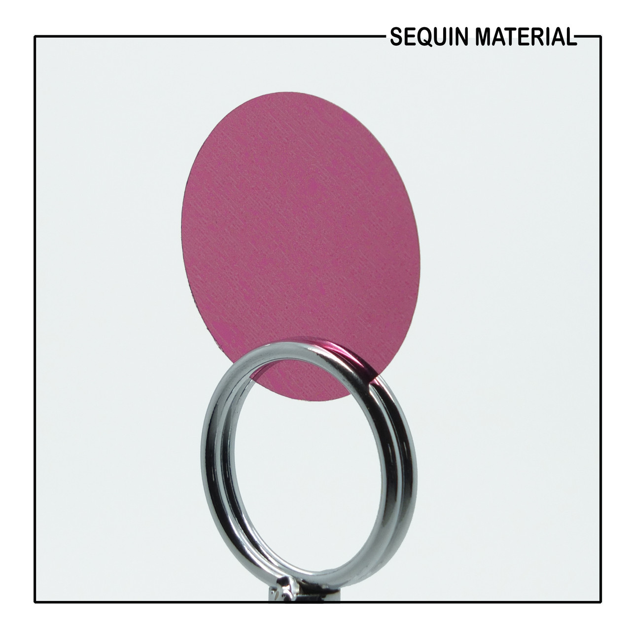 SequinsUSA Rose Pink Shiny Metallic Sequin Material Film RL379