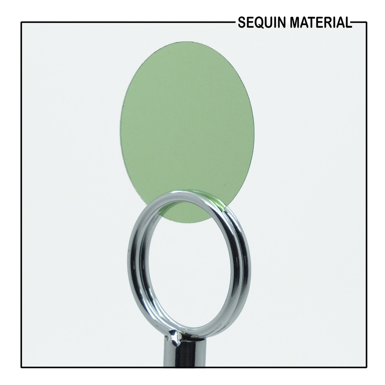 SequinsUSA Pale Green Shiny Metallic Sequin Material Film RL352