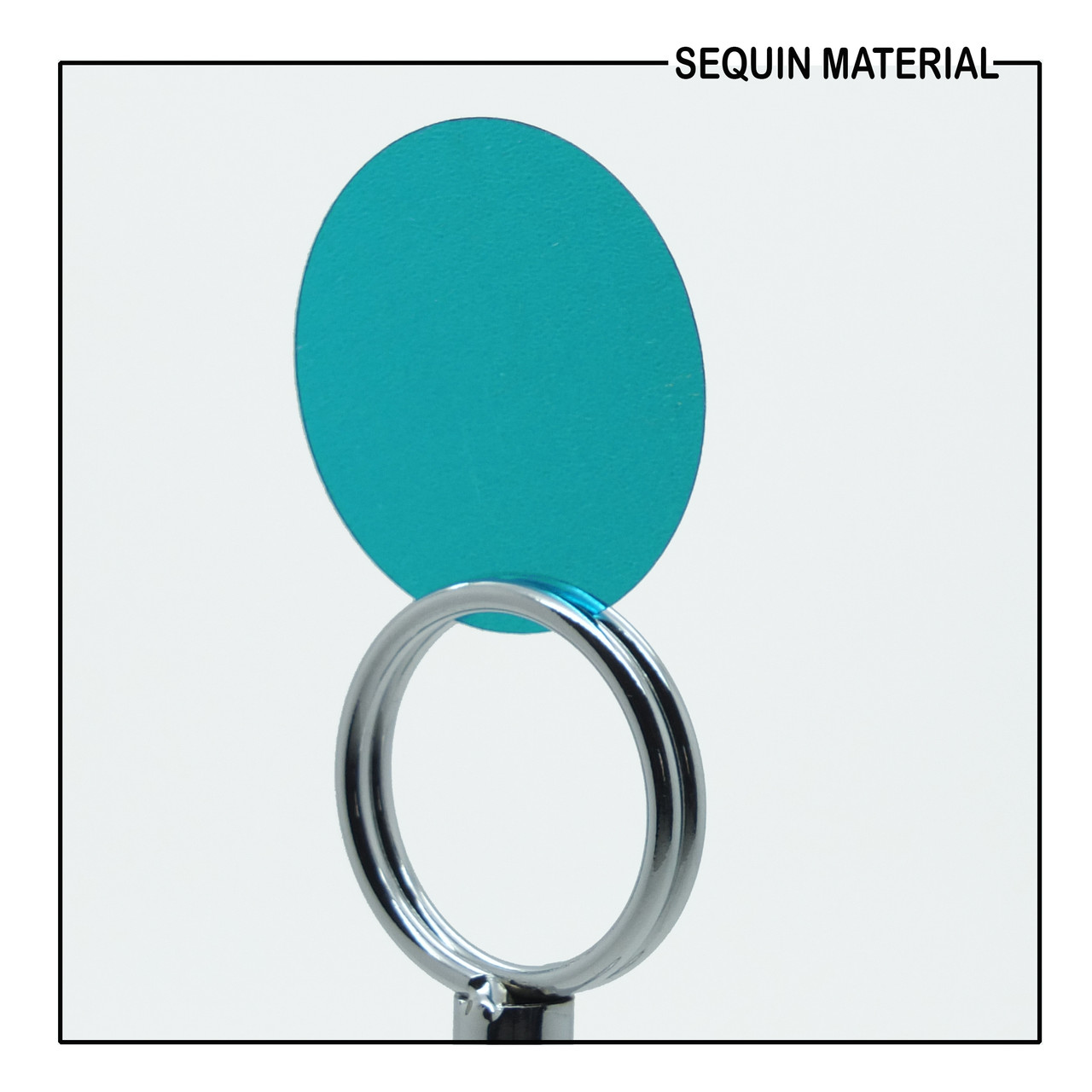 SequinsUSA Rich Teal Green Shiny Metallic Sequin Material Film RL363