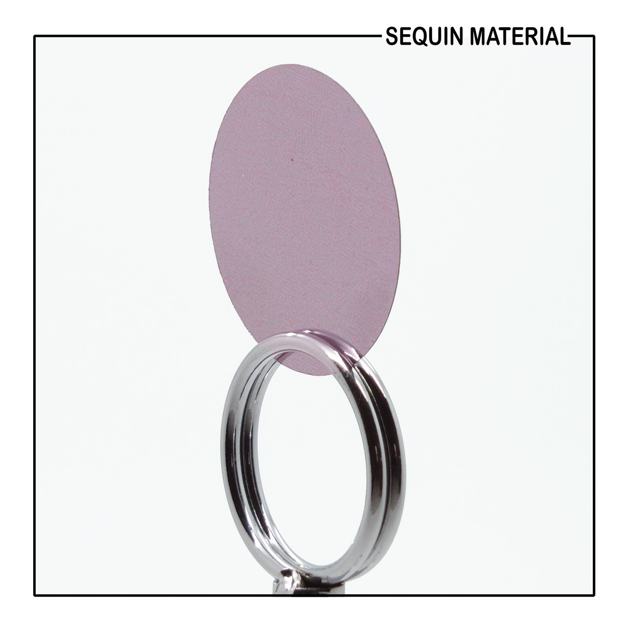SequinsUSA Deep Silver Pink Hue Shiny Metallic Sequin Material Film RL373